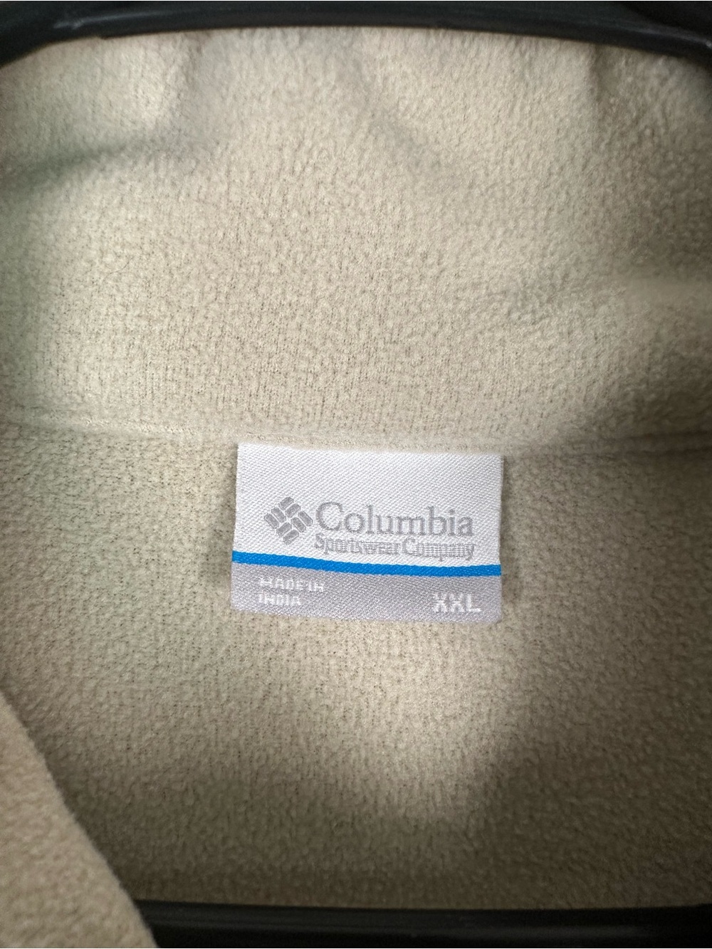 Columbia Light Beige Full-Zip Fleece Jacket - Picture 2 of 8